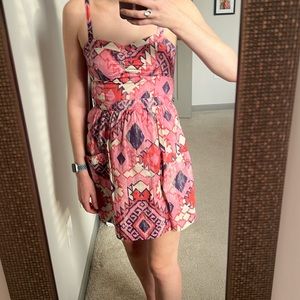 American Eagle Pink and Purple Dress